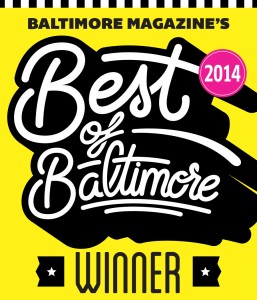 Best of Baltimore 2014 Award