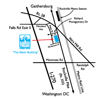 Earth Treks Rockville Directions